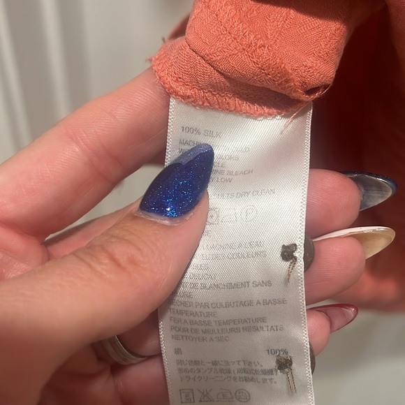 TOMMY BAHAMA Bedarra Gardens SS 100% Silk Shirt Santa Ana Men’s Size Medium - Picture 10 of 11